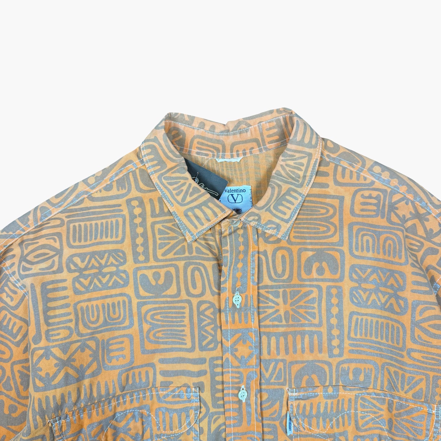Vintage Valentino Long-sleeve Button-up Shirt | L