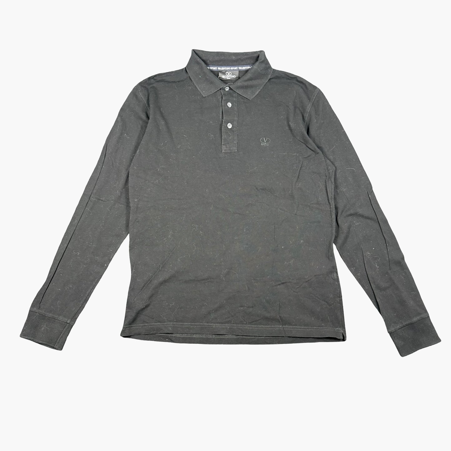 Vintage Valentino Sport Long-sleeve Polo Shirt | S