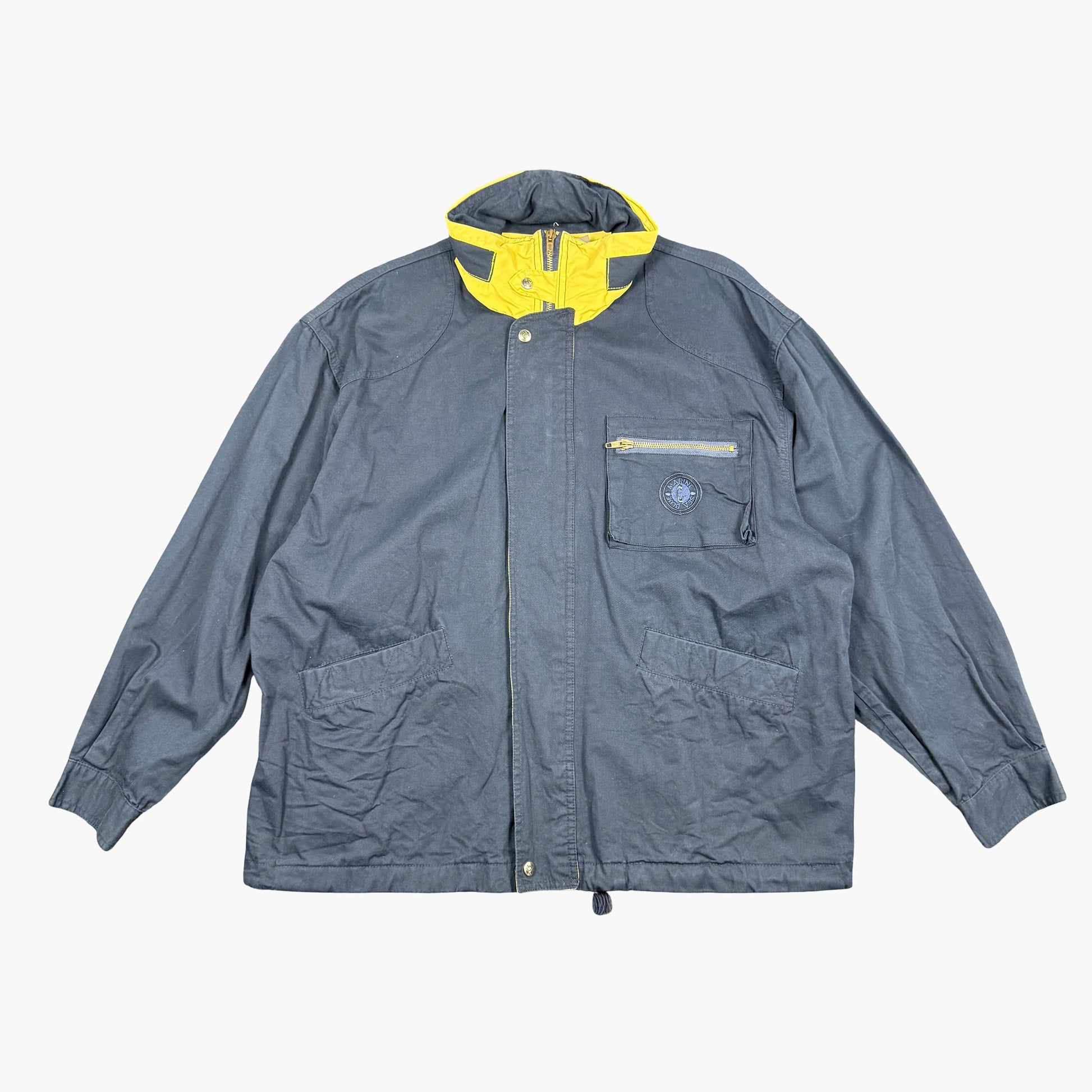 Vintage Blue Sea Sailing Jacket | L