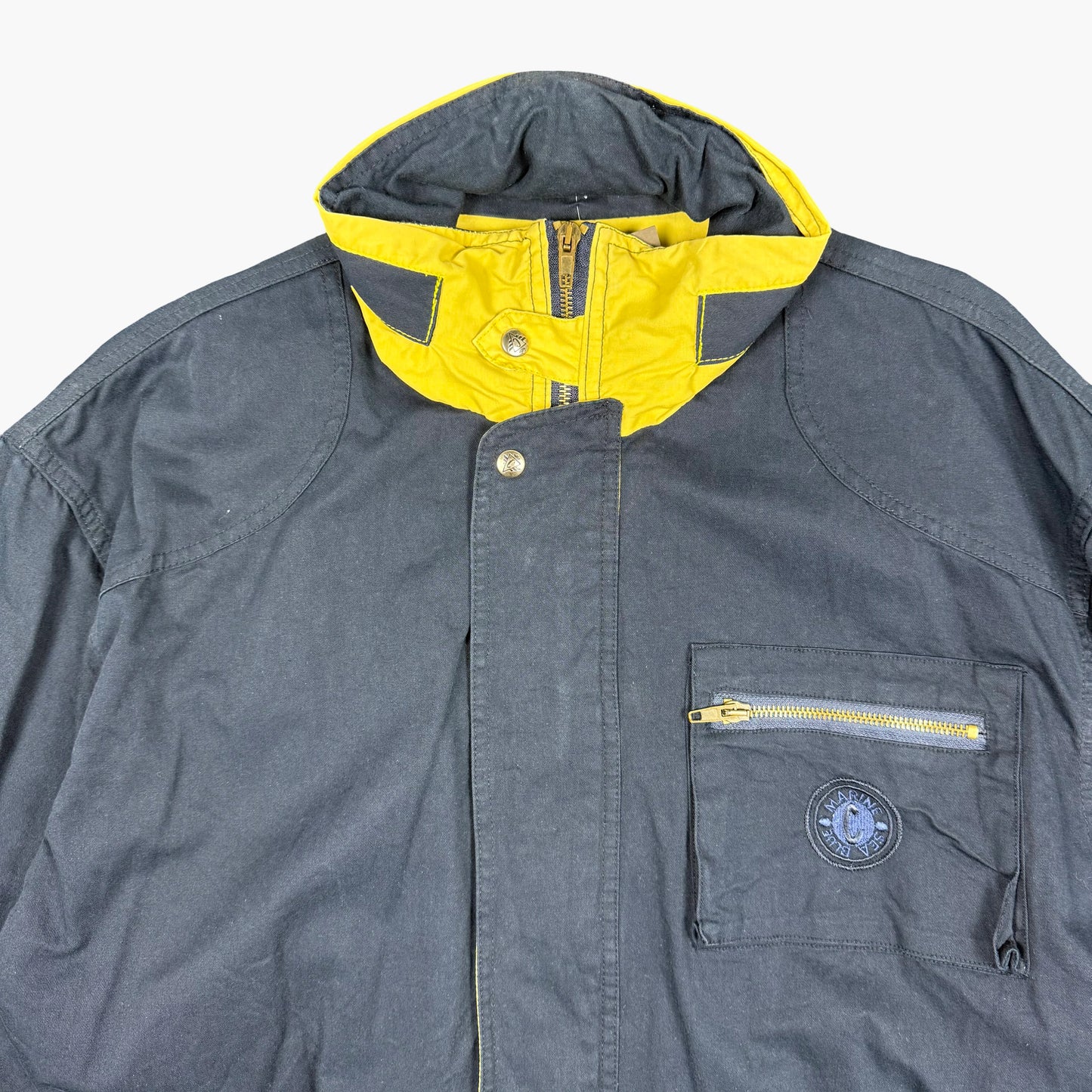 Vintage Blue Sea Sailing Jacket | L