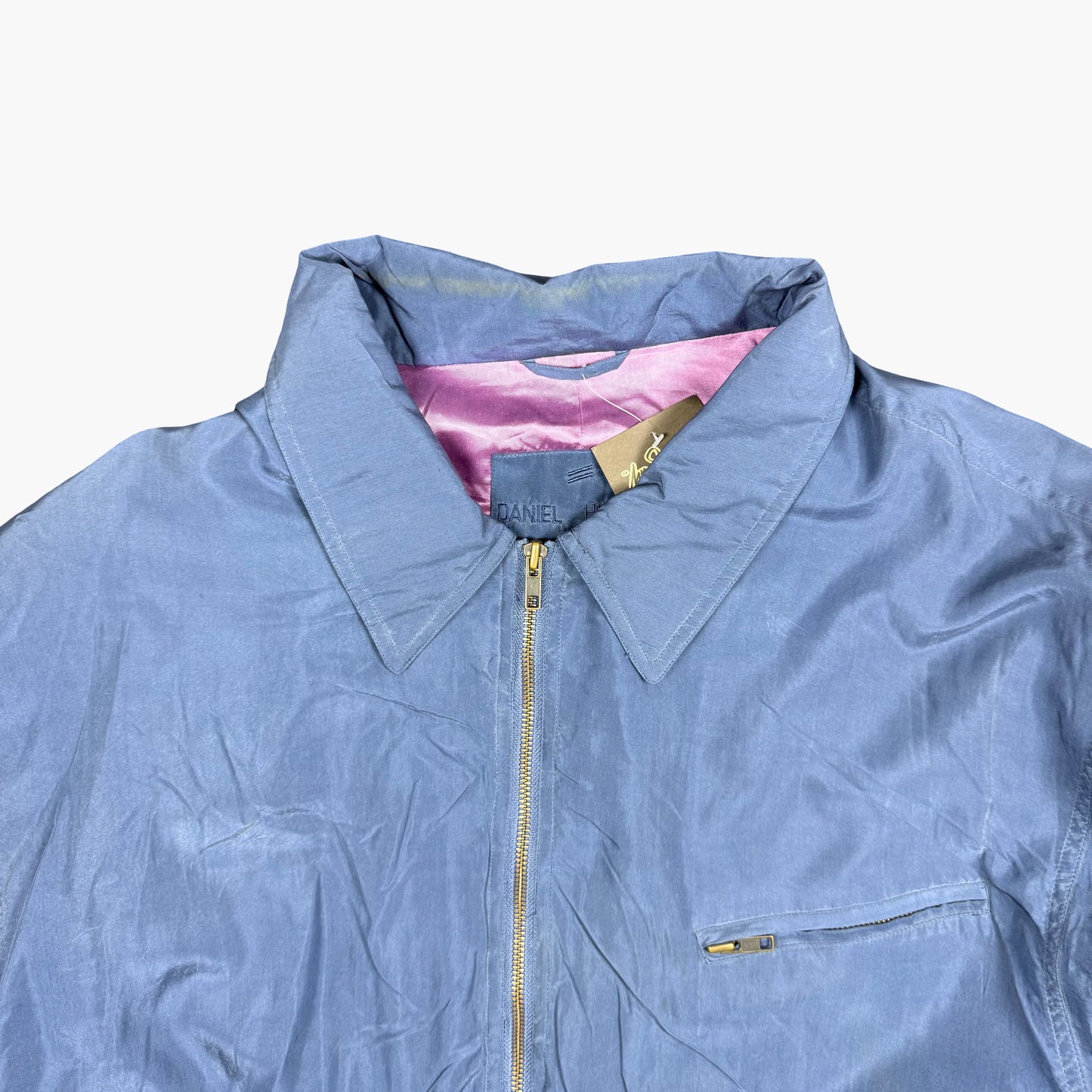 Vintage Daniel Hechter Silk Bomber Jacket | XL