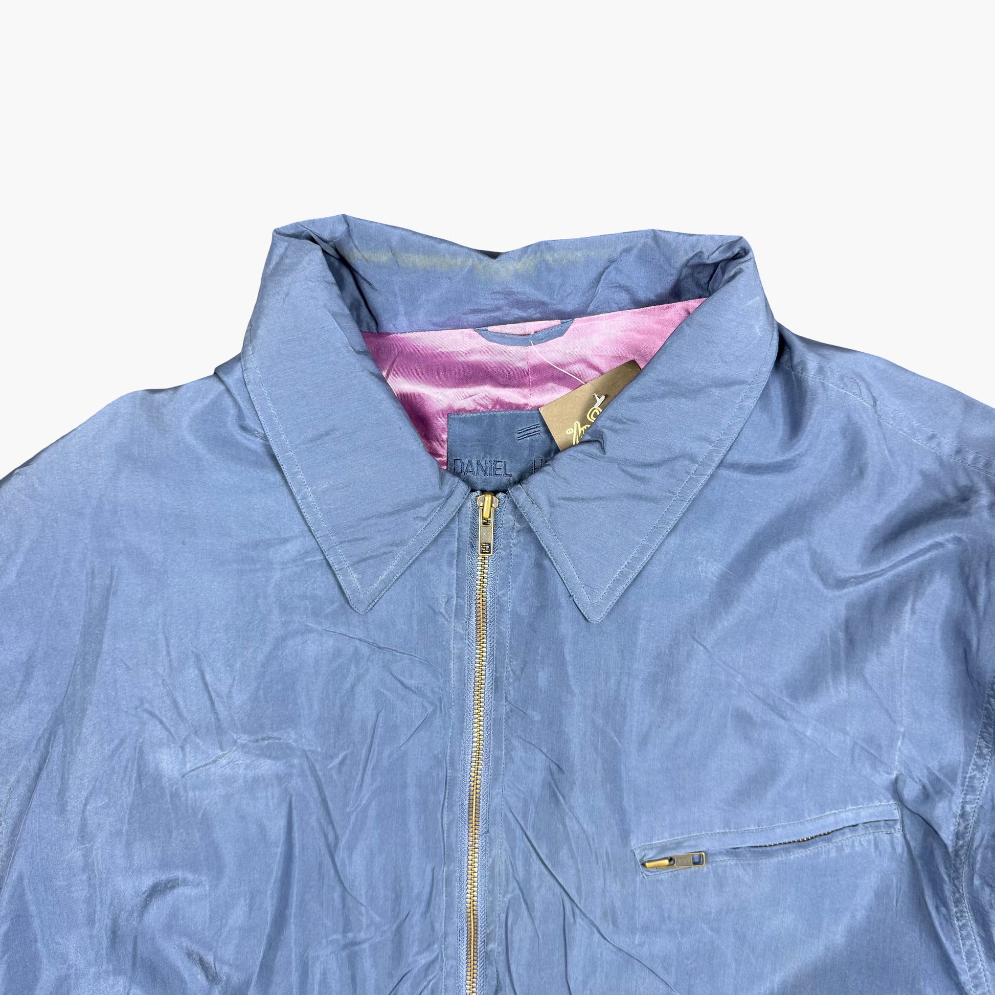 Vintage Daniel Hechter Silk Bomber Jacket | XL