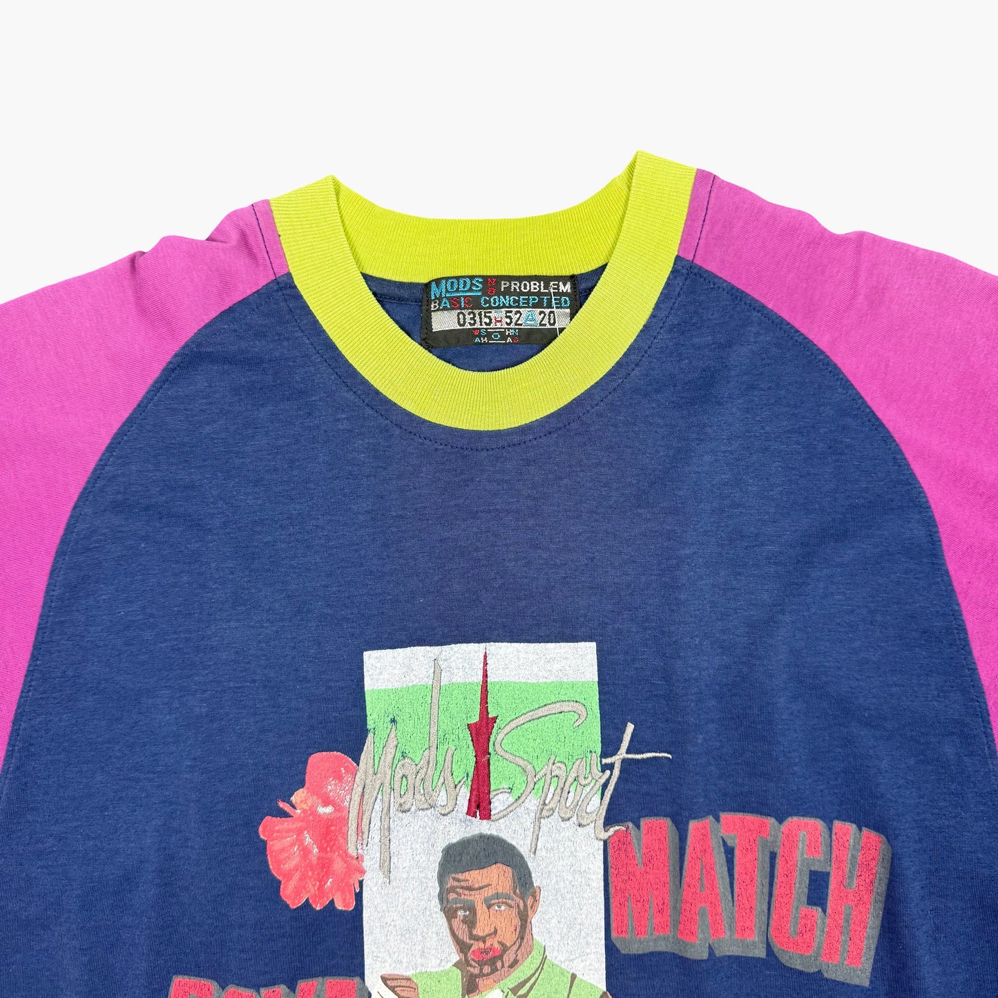 Vintage Mods Problem Graphic Raglan T-shirt | M