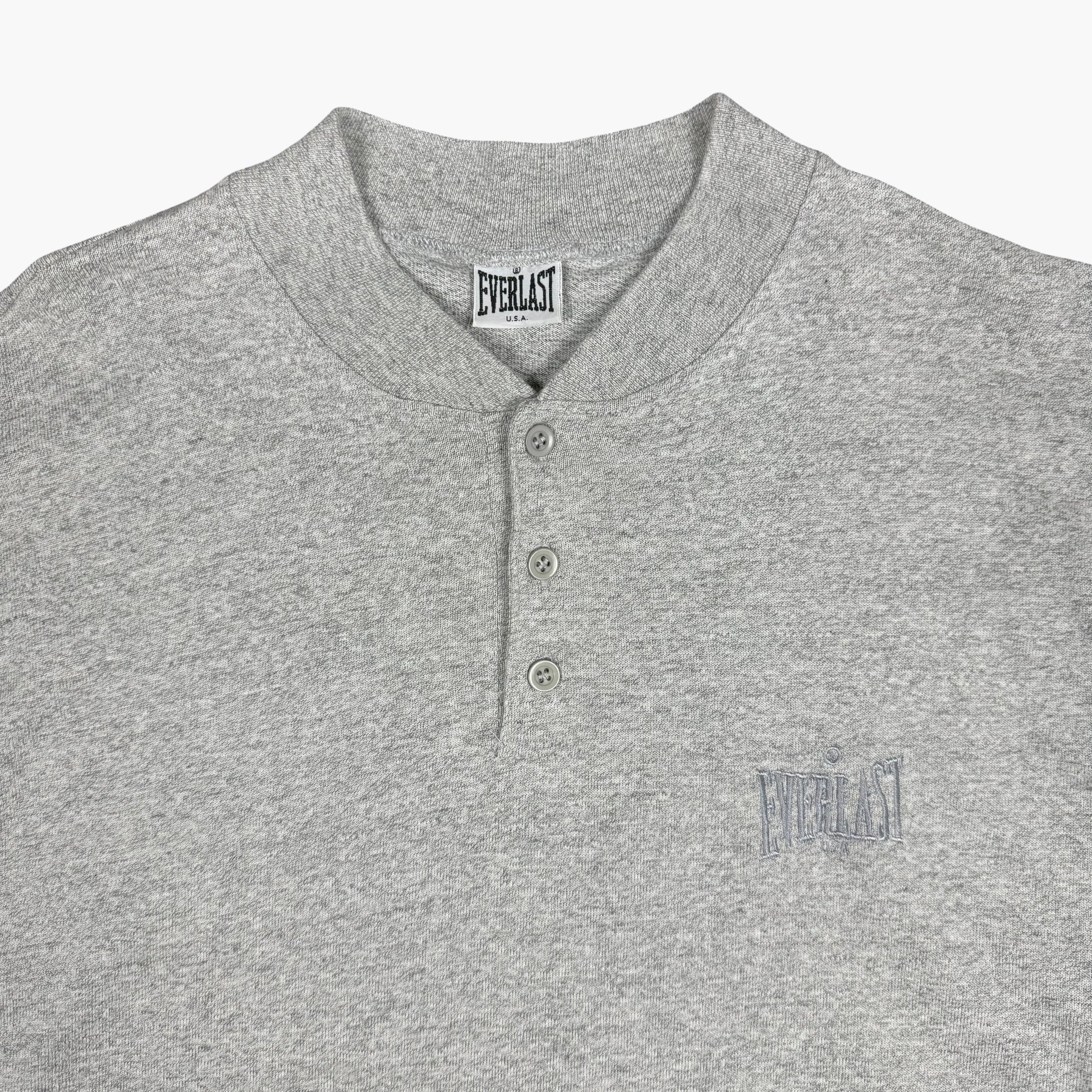 Vintage Everlast Short-sleeve Henley T-shirt | L