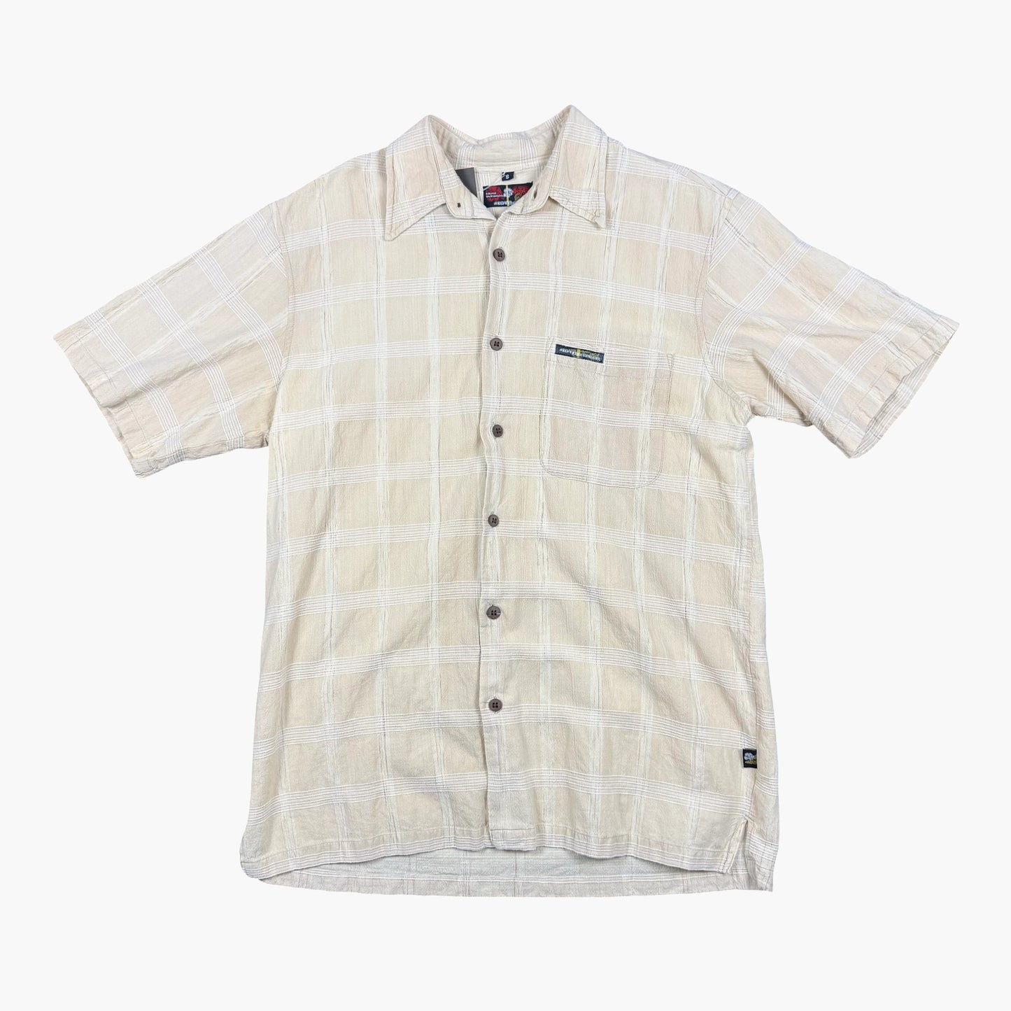 Vintage Short-sleeve Button-up Shirt | S