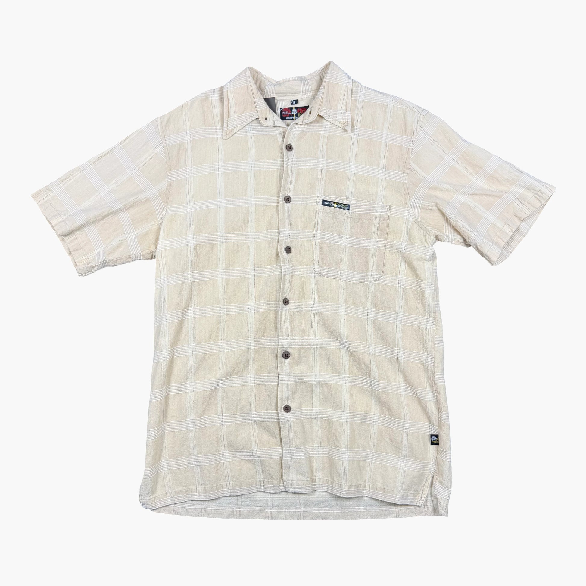 Vintage Short-sleeve Button-up Shirt | S