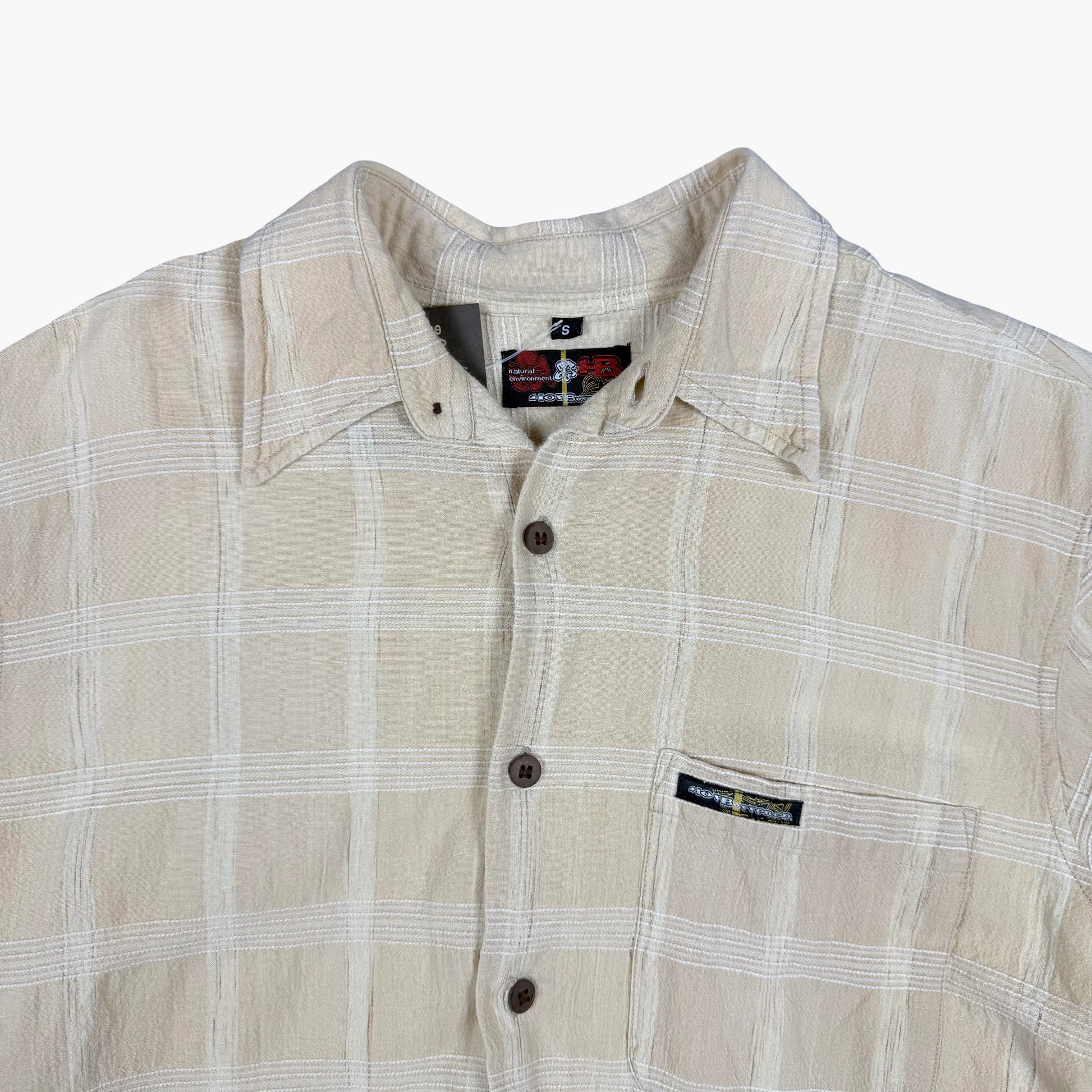 Vintage Short-sleeve Button-up Shirt | S