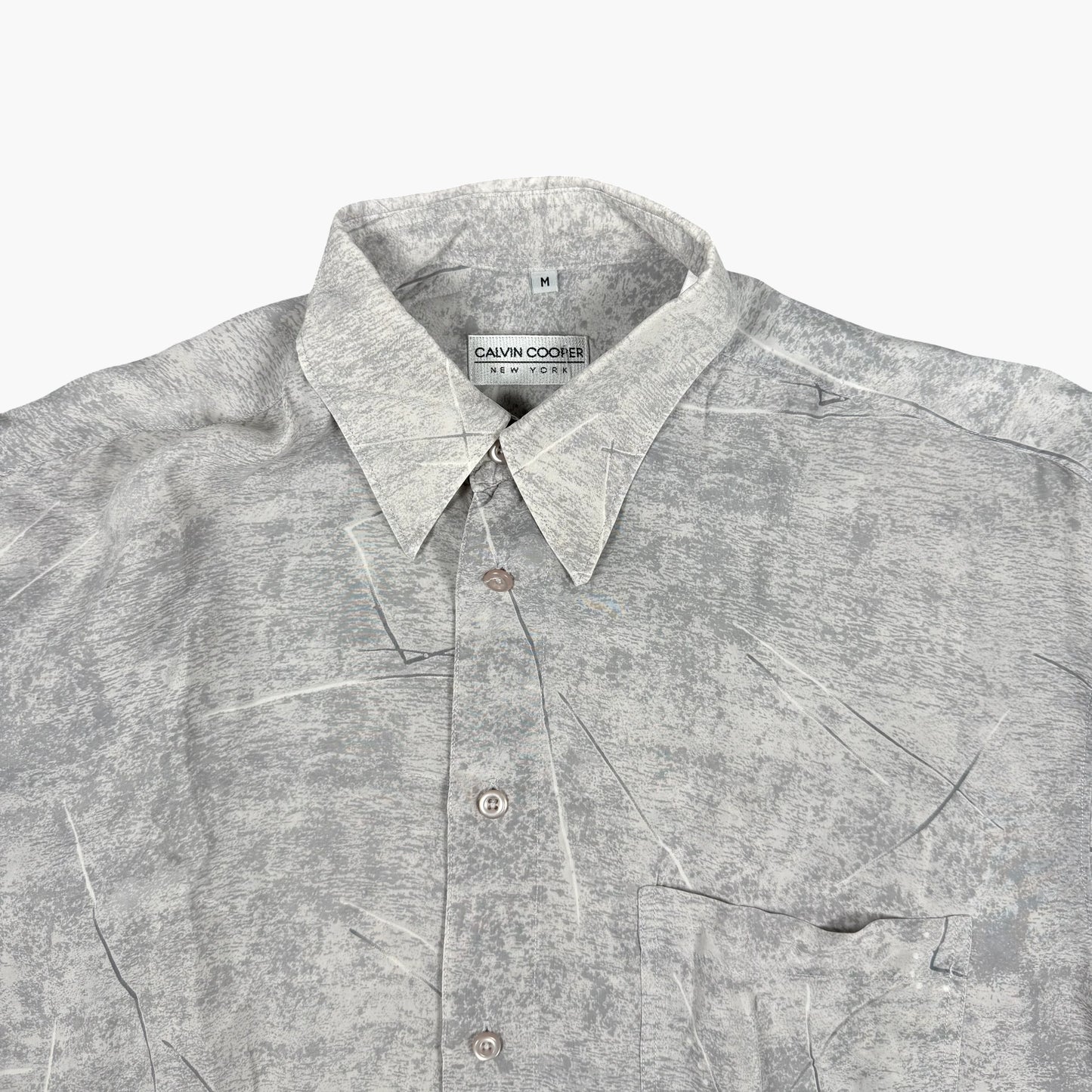 Vintage Calvin Cooper Short-sleeve Button-up Shirt | M