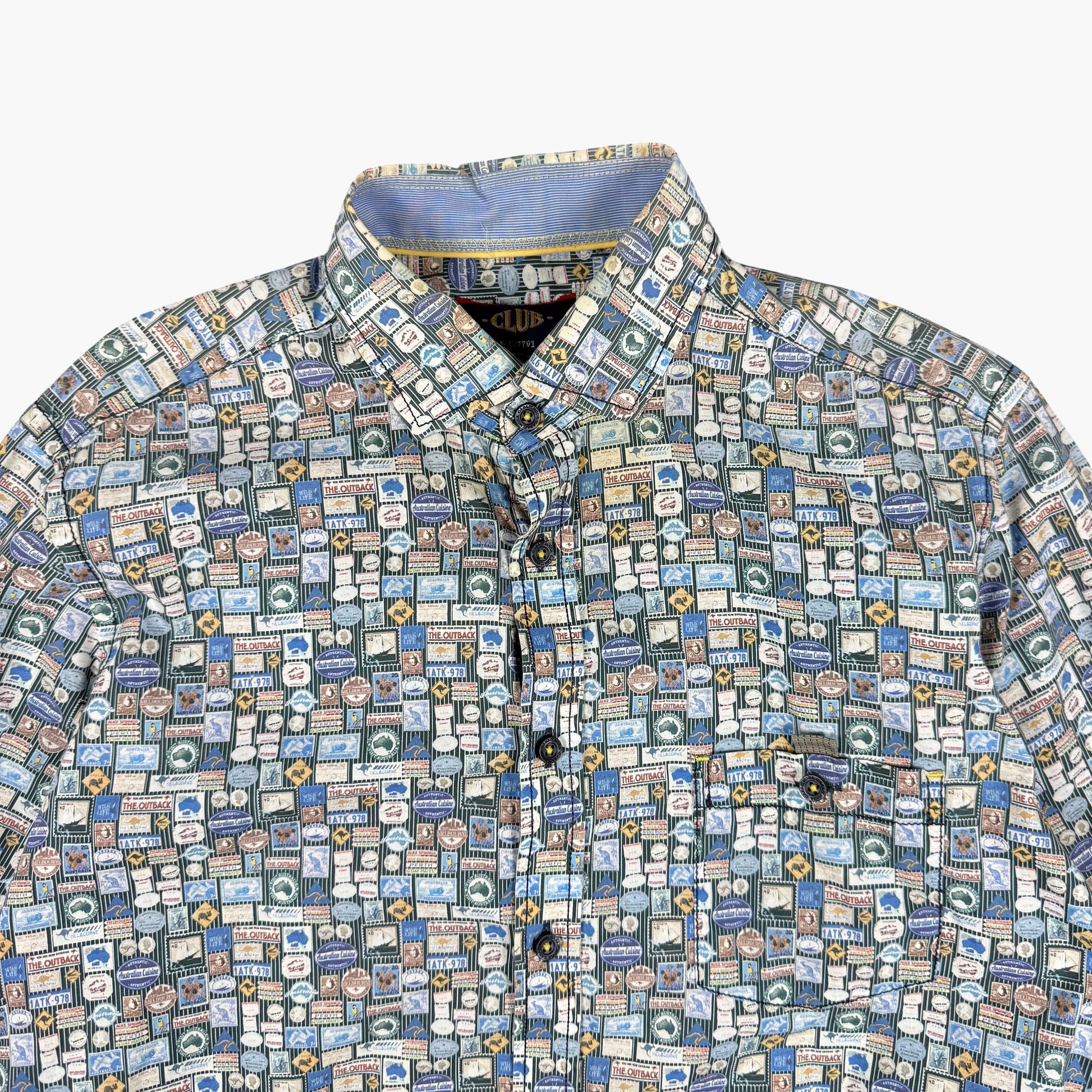 Vintage Club Room Long-sleeve Button-up Shirt | M