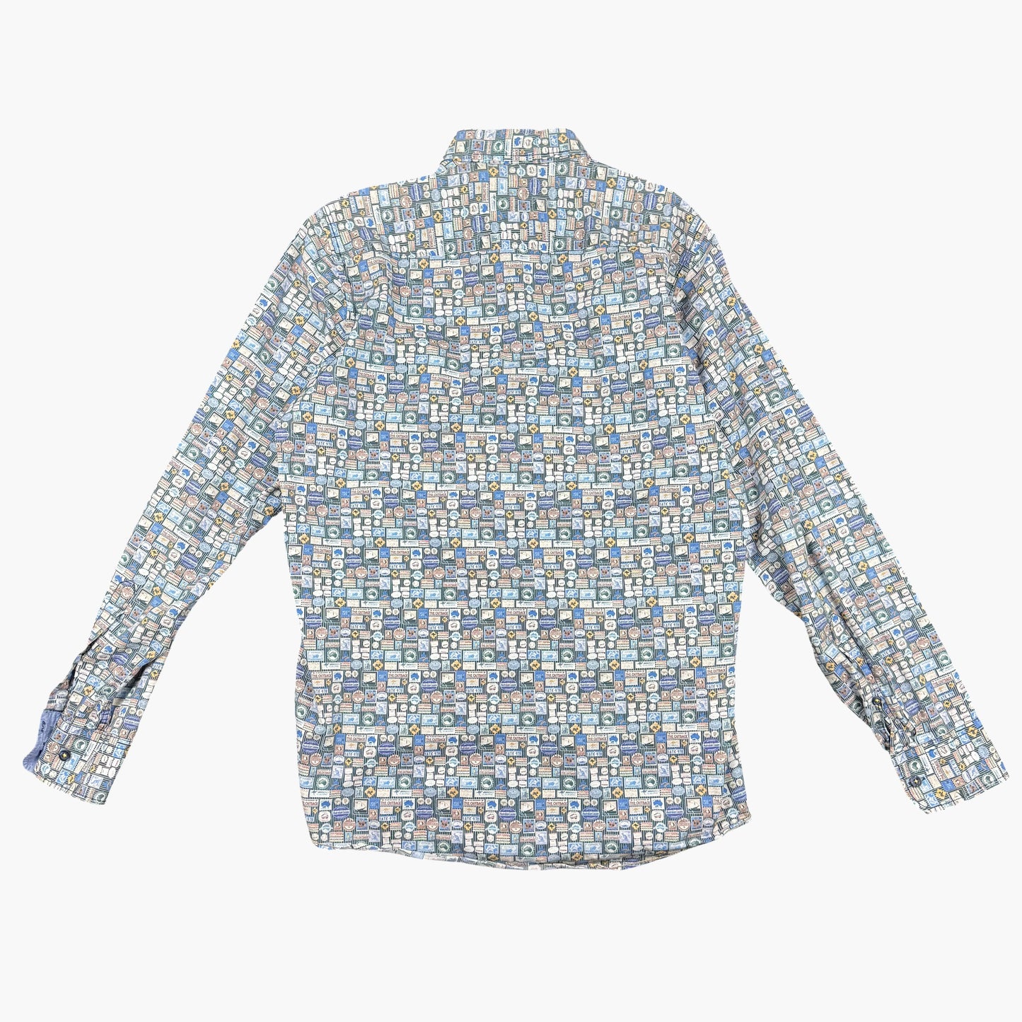 Vintage Club Room Long-sleeve Button-up Shirt | M
