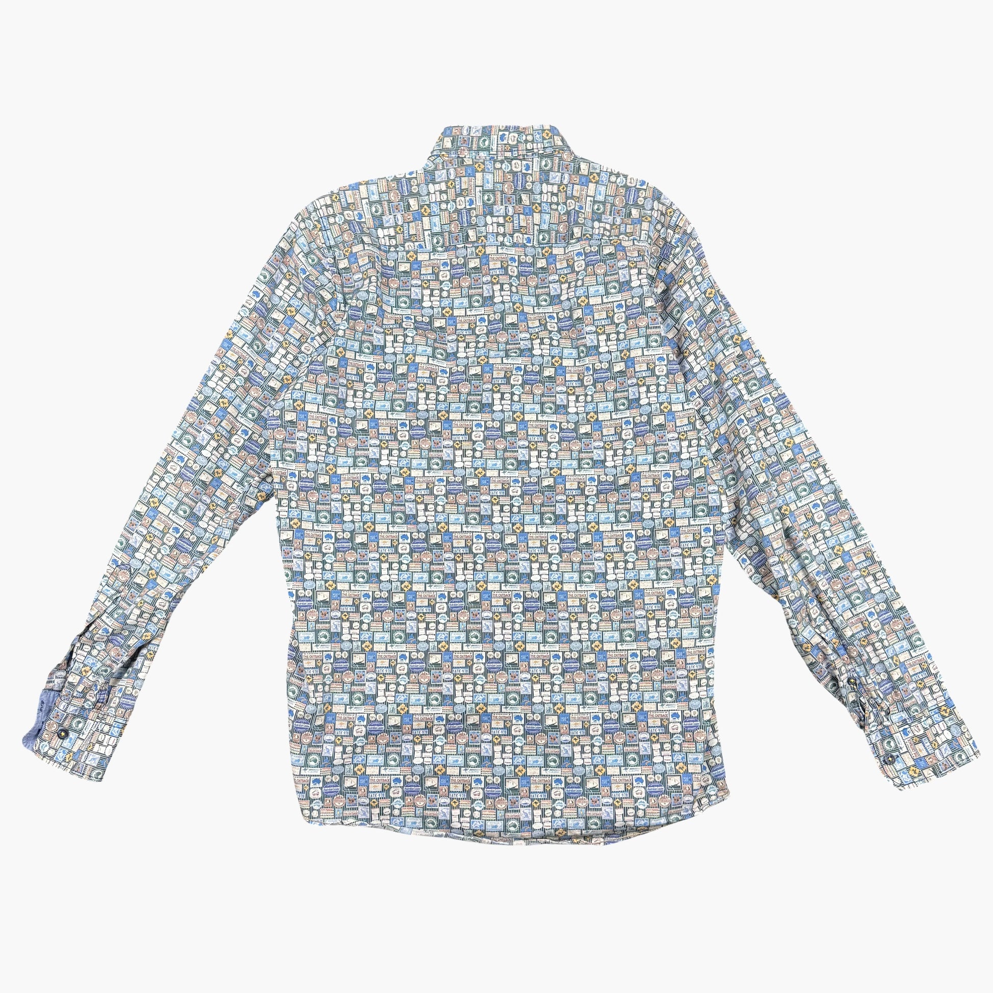 Vintage Club Room Long-sleeve Button-up Shirt | M