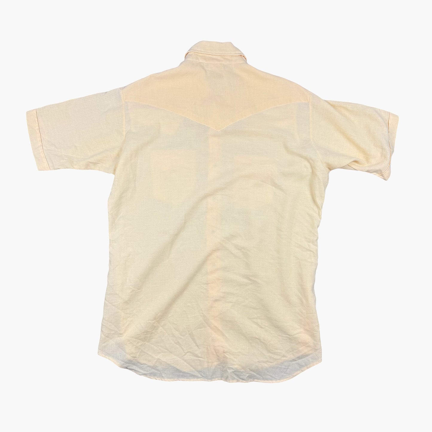 Vintage Plains Short-sleeve Western Shirt | M
