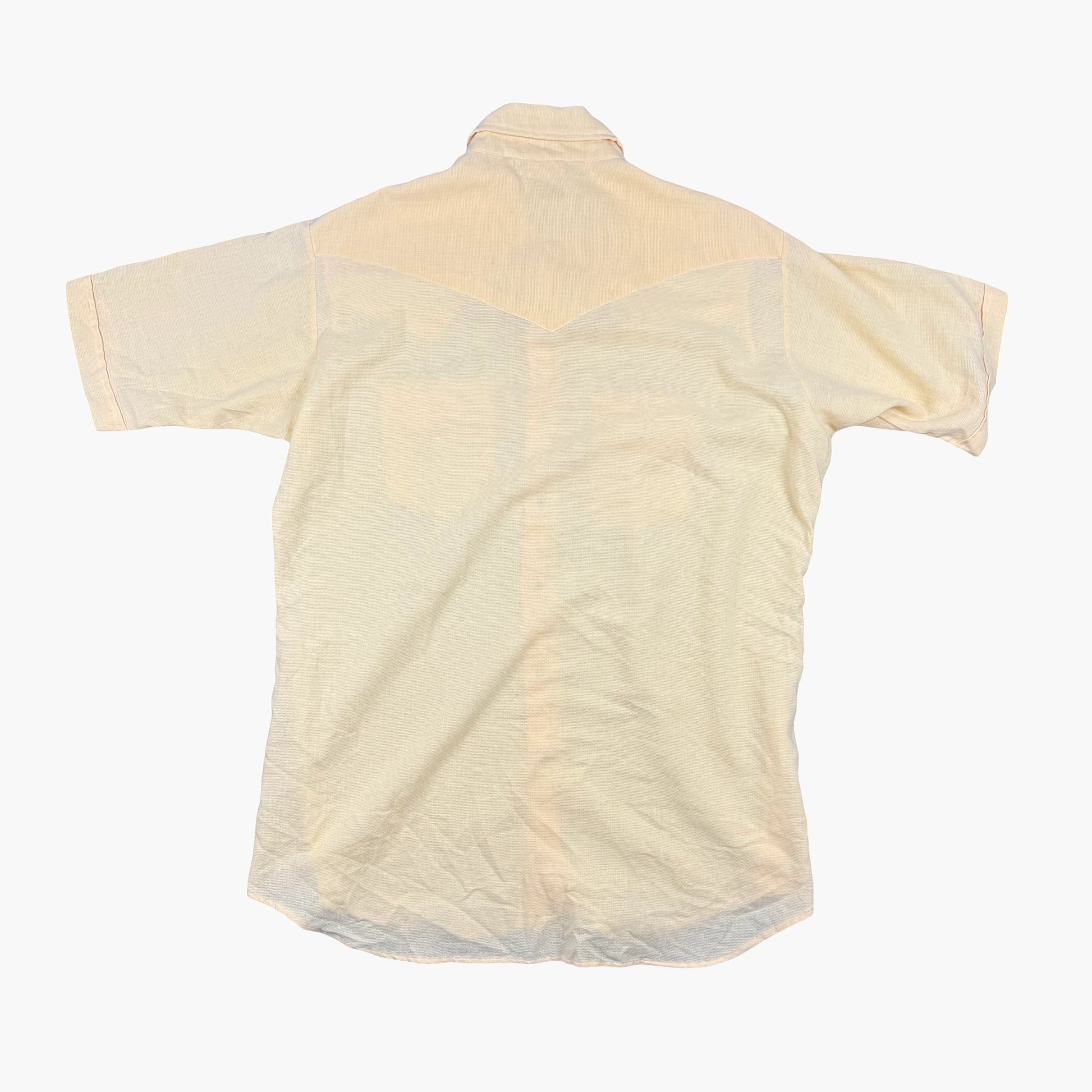 Vintage Plains Short-sleeve Western Shirt | M