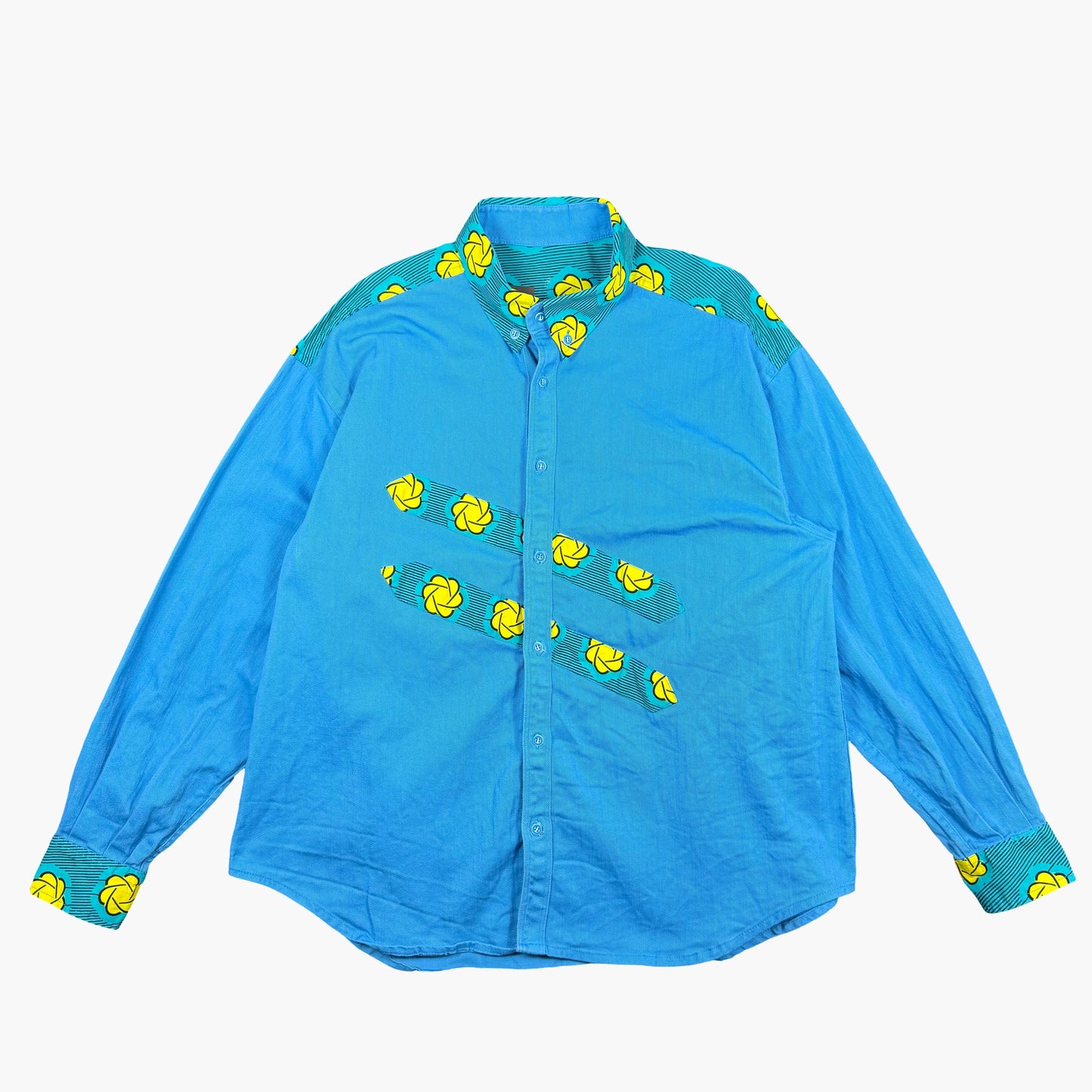 Vintage Long-sleeve Button-up Shirt | L