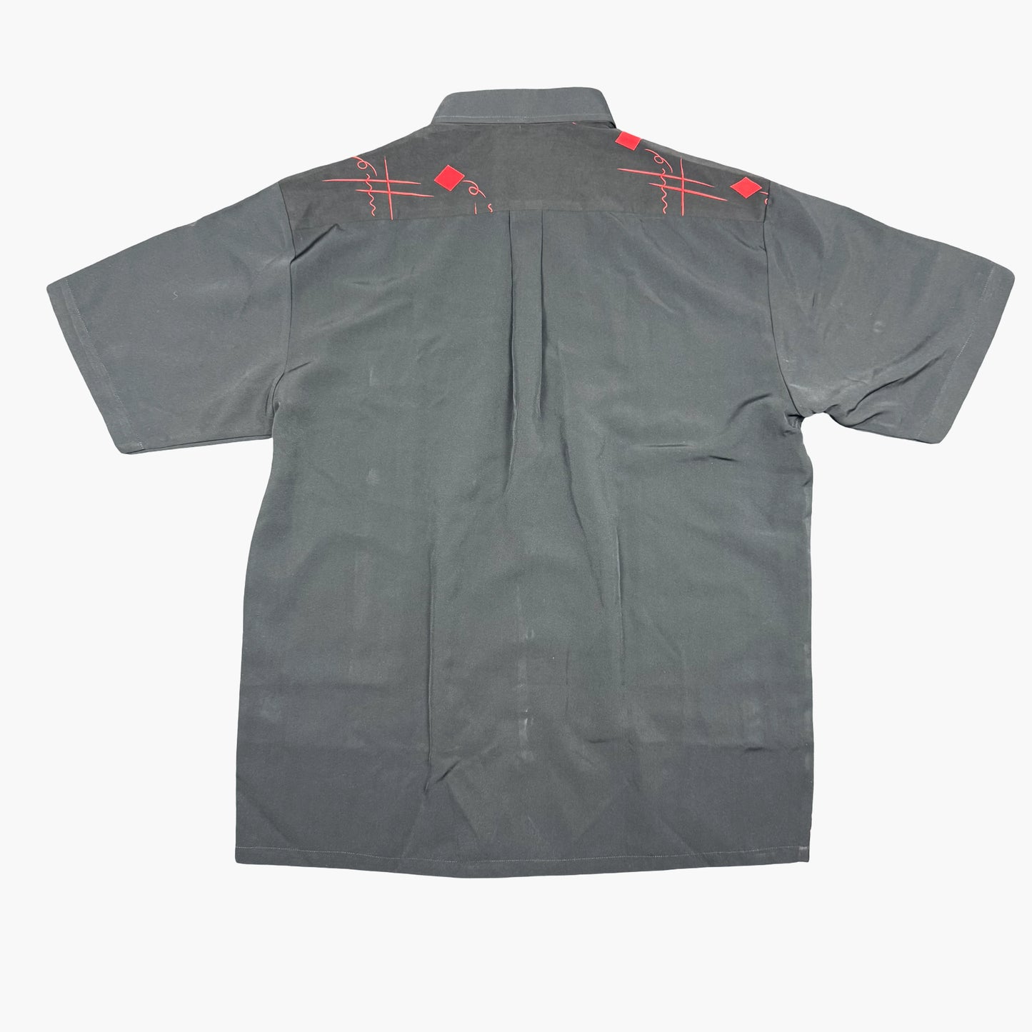 Vintage Short-sleeve Button-up Shirt | L
