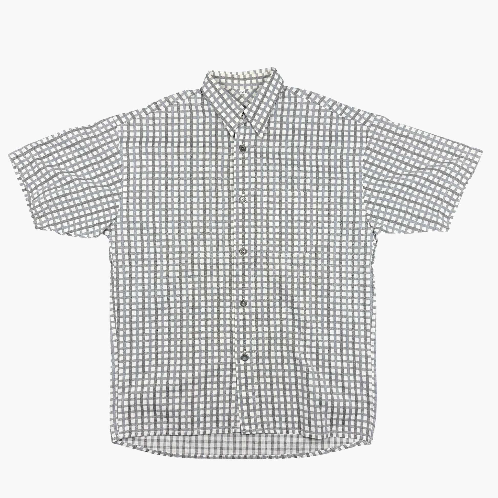 Vintage Short-sleeve Button-up Shirt | XL