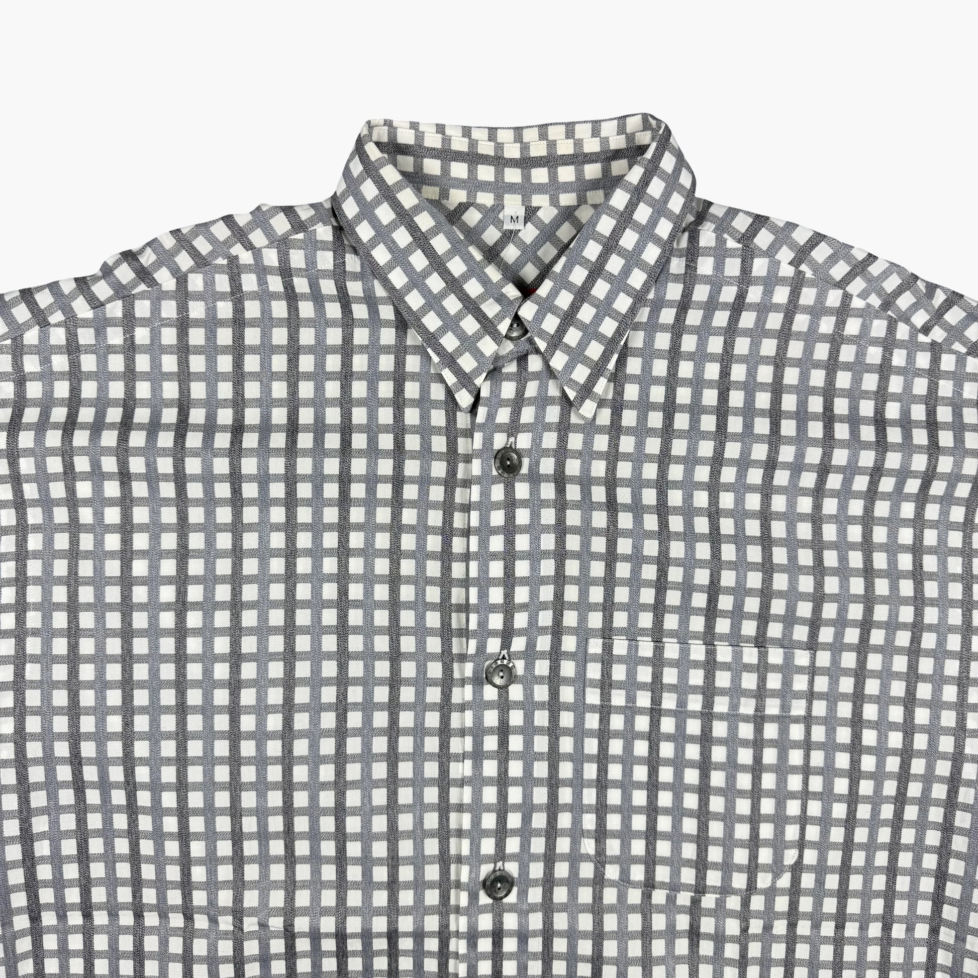 Vintage Short-sleeve Button-up Shirt | XL