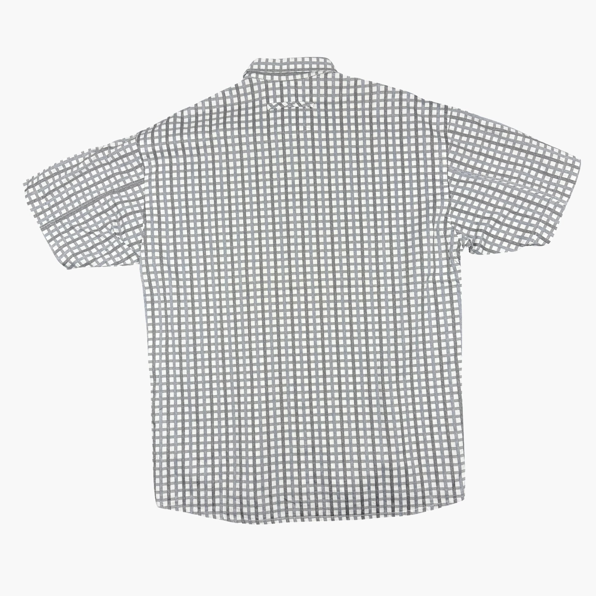 Vintage Short-sleeve Button-up Shirt | XL
