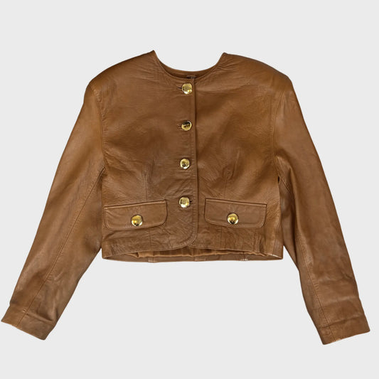 Vintage Leather Jacket | XS