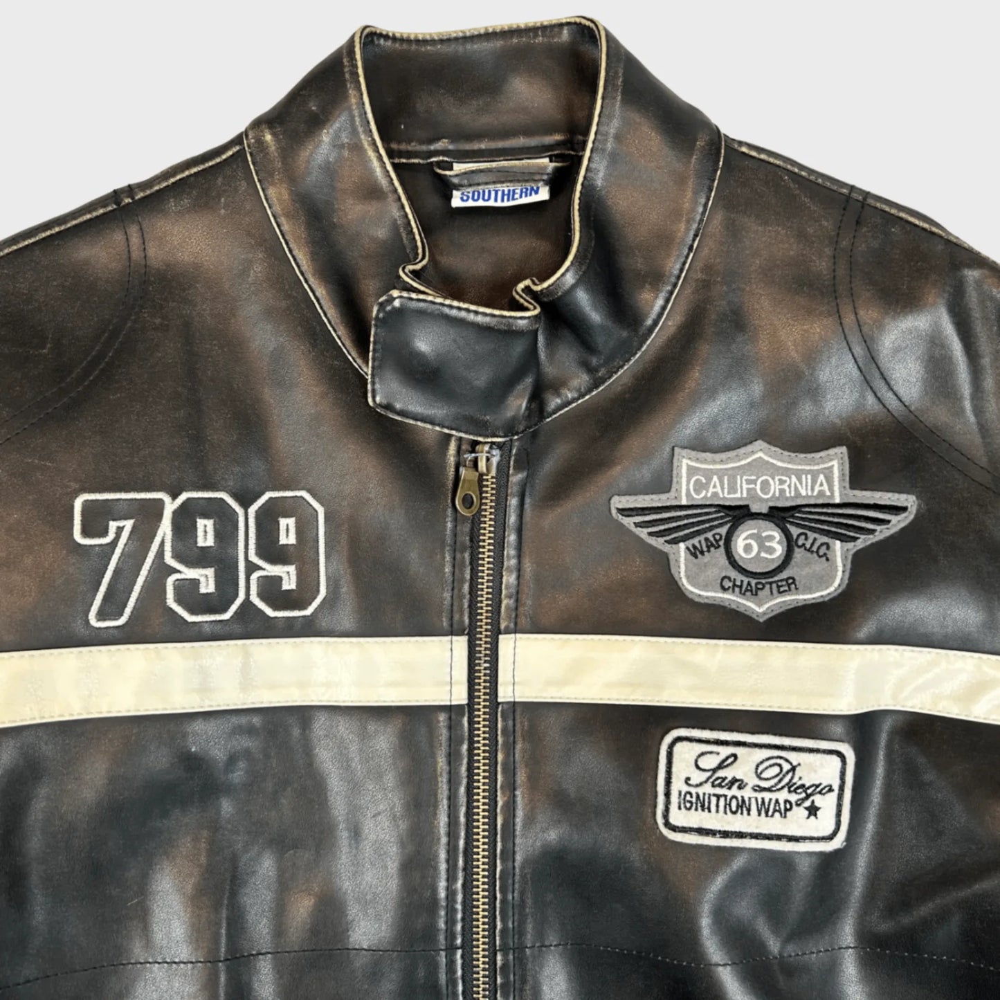 Vintage Southern Leather Jacket | L