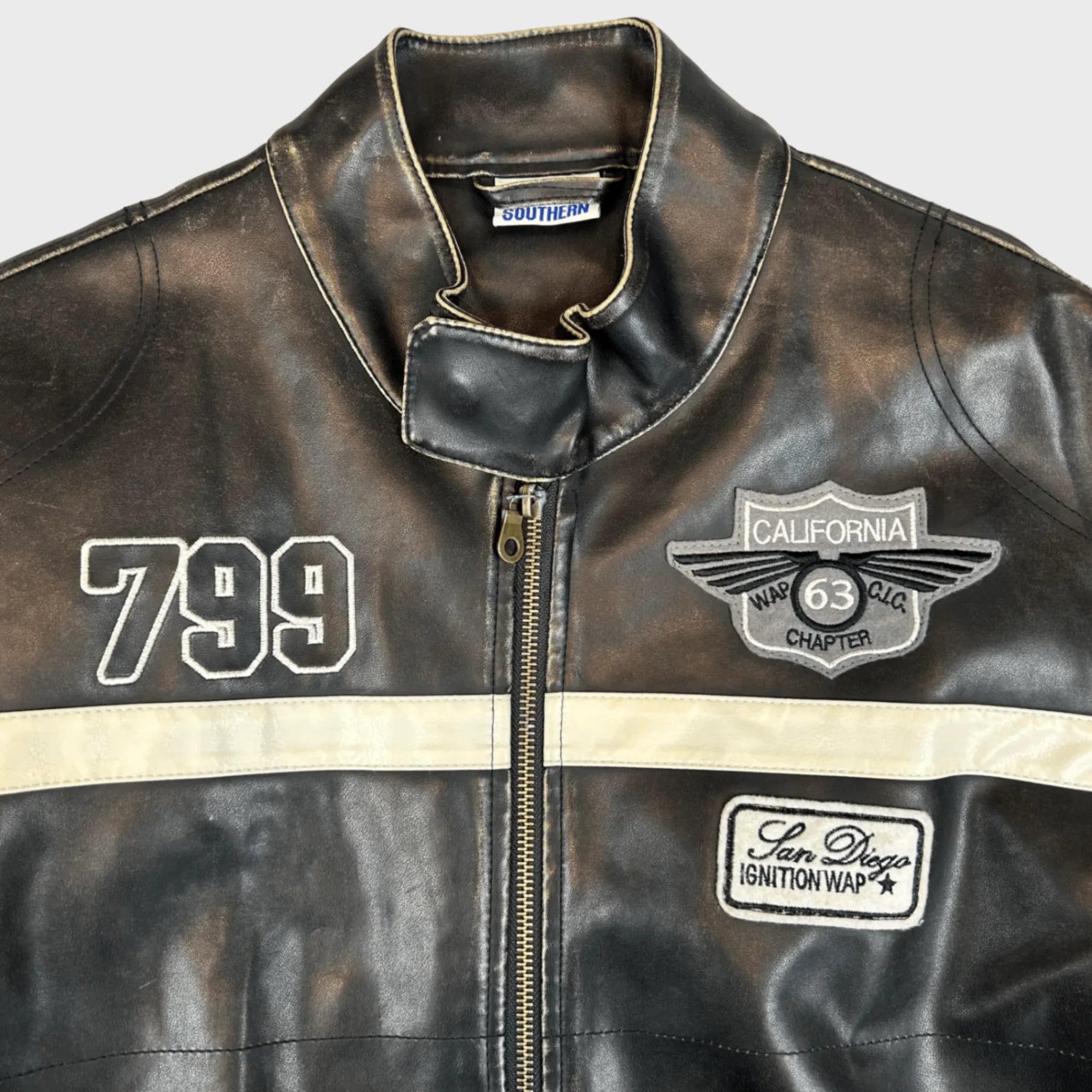 Vintage Southern Leather Jacket | L