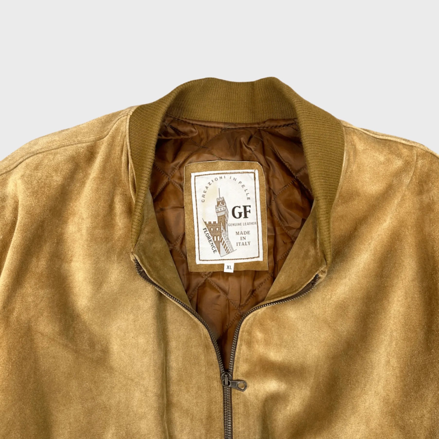 Vintage GF Italy Leather Jacket | XL