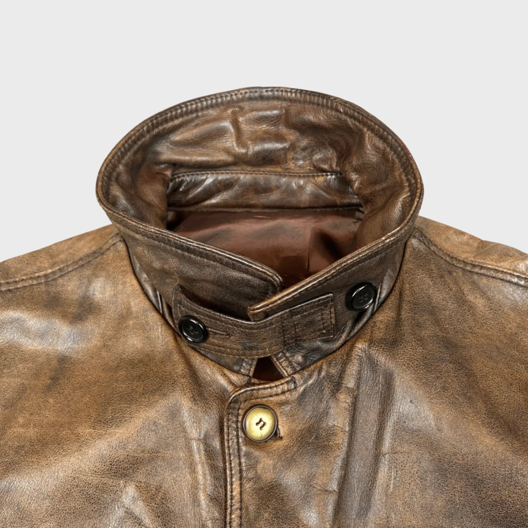 Vintage Leather Jacket | XL