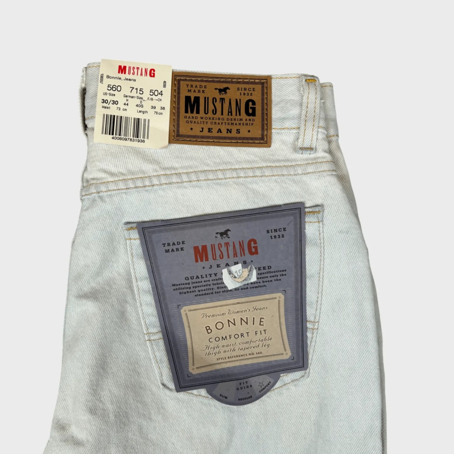 Vintage Mustang Deadstock Jeans | 37cm Waist