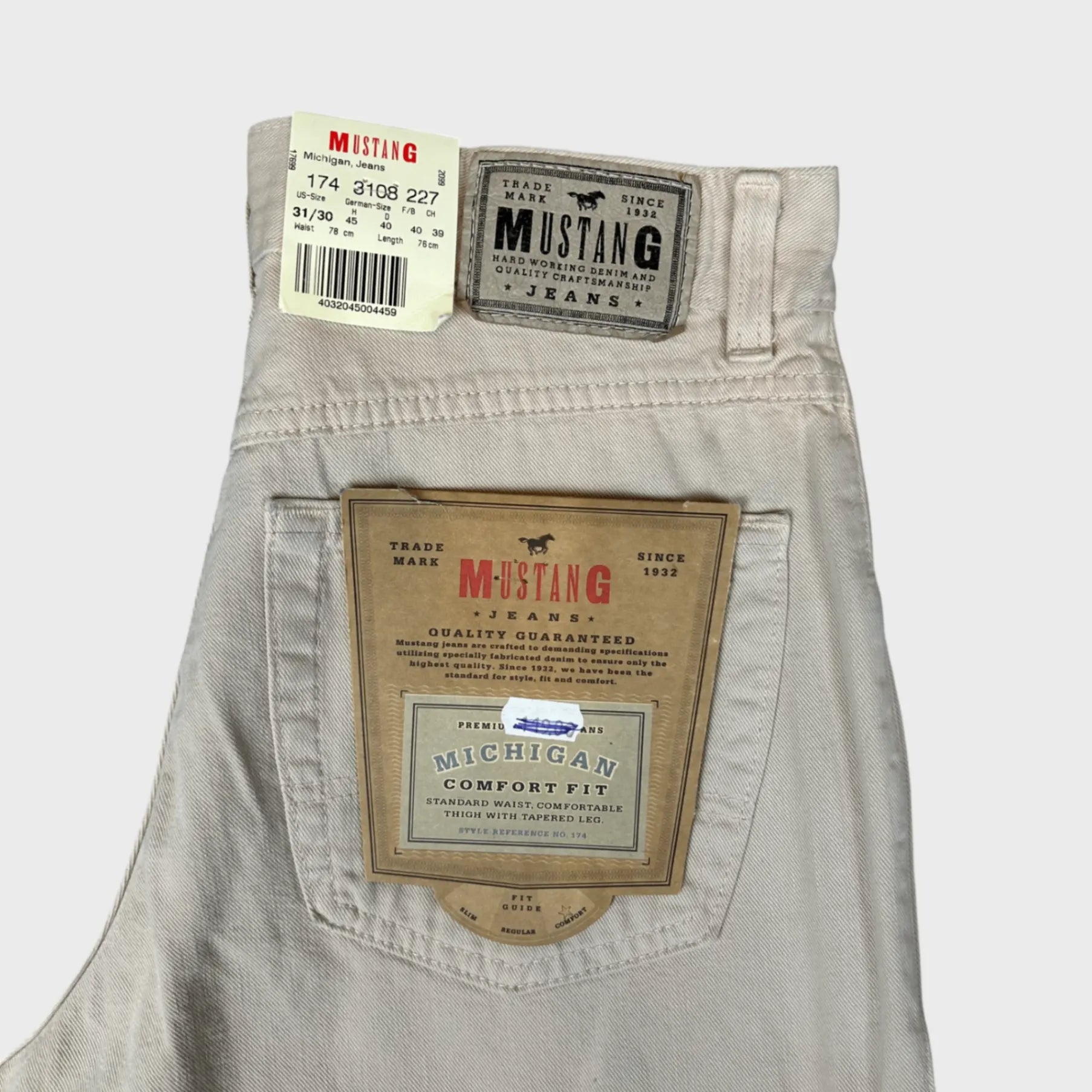 Vintage Mustang Deadstock Pants | 39cm Waist