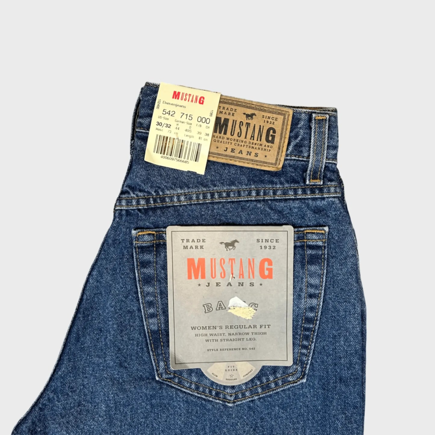 Vintage Mustang Deadstock Jeans | 37cm Waist
