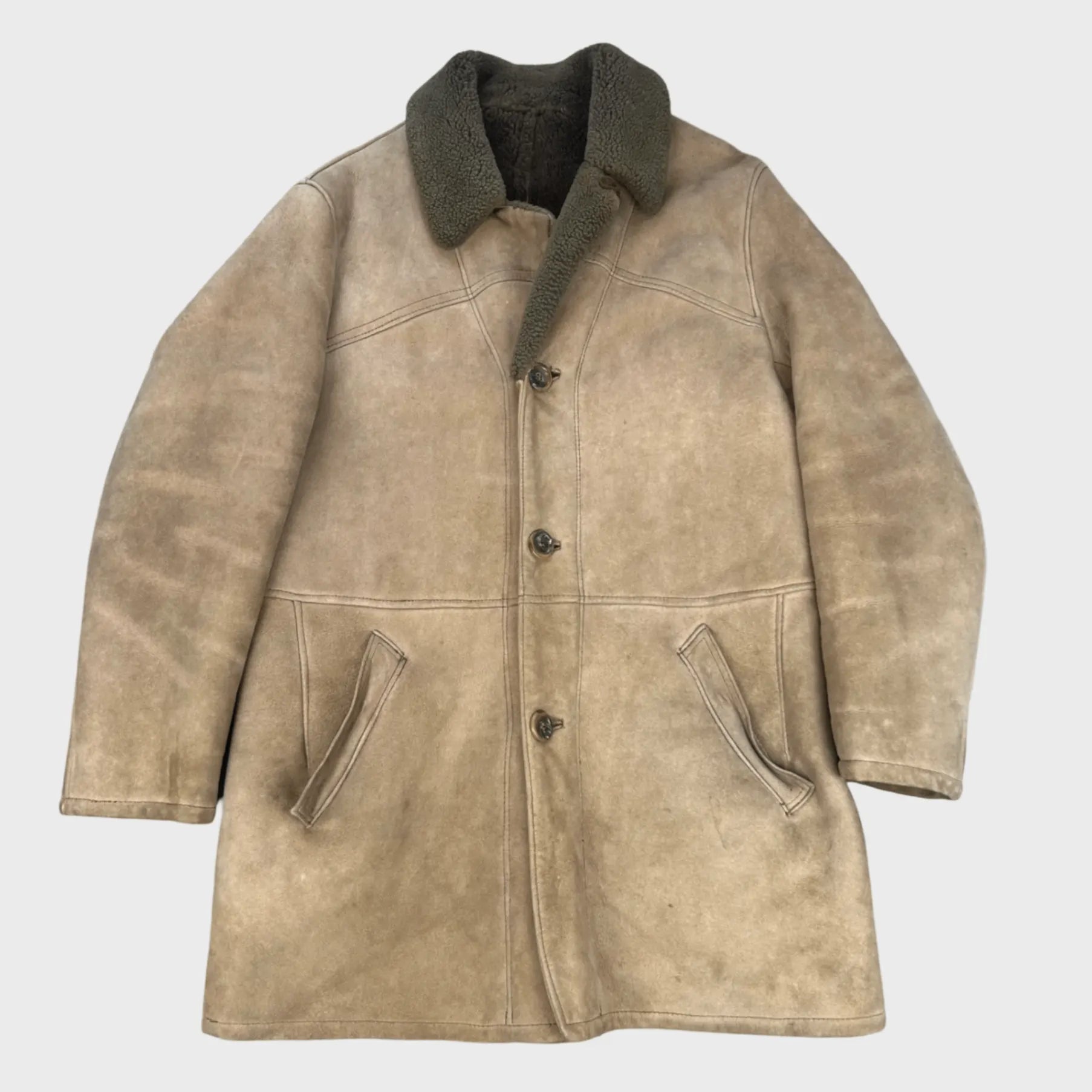 Vintage Leather Coat | M
