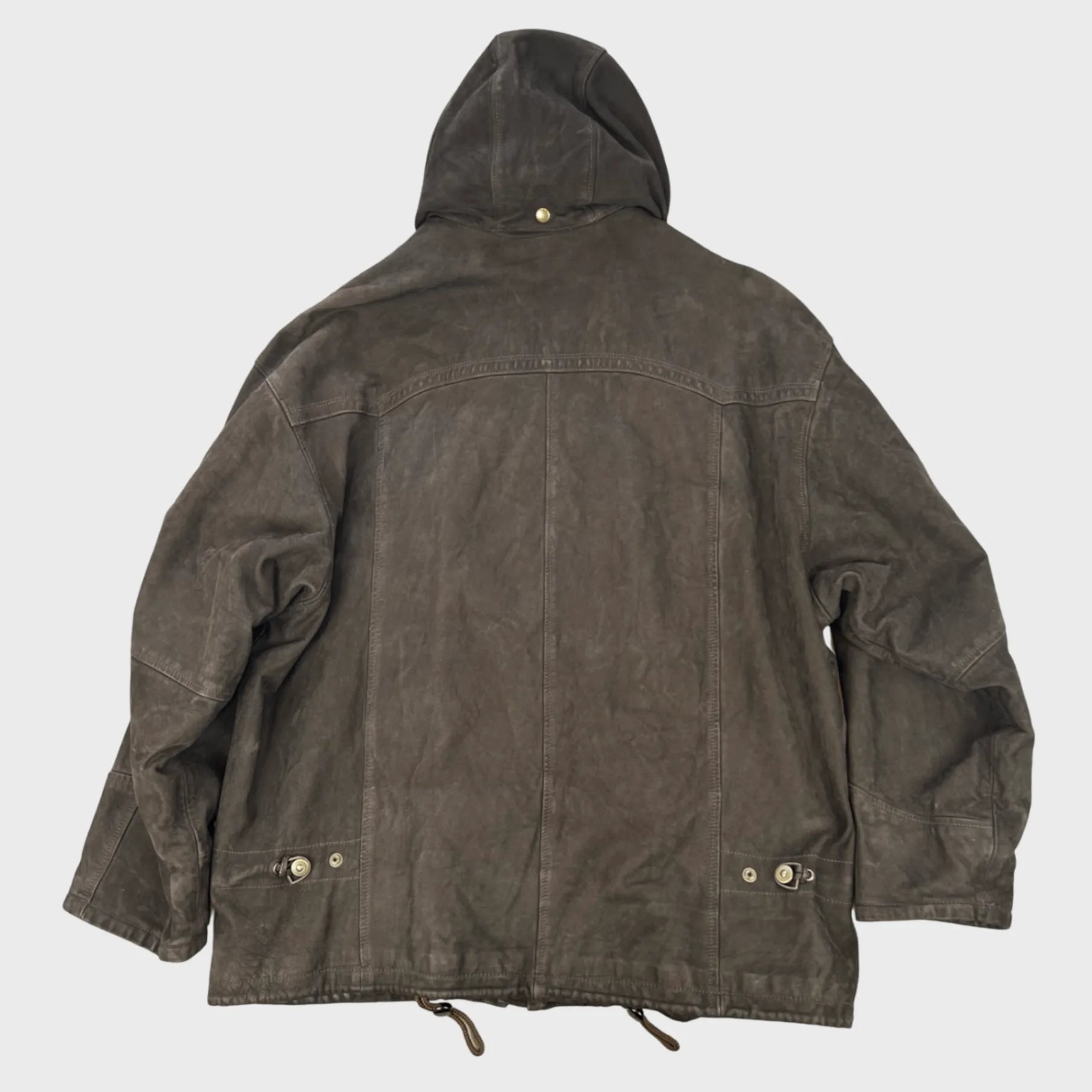 Vintage Moore & Moore Leather Coat | XXL