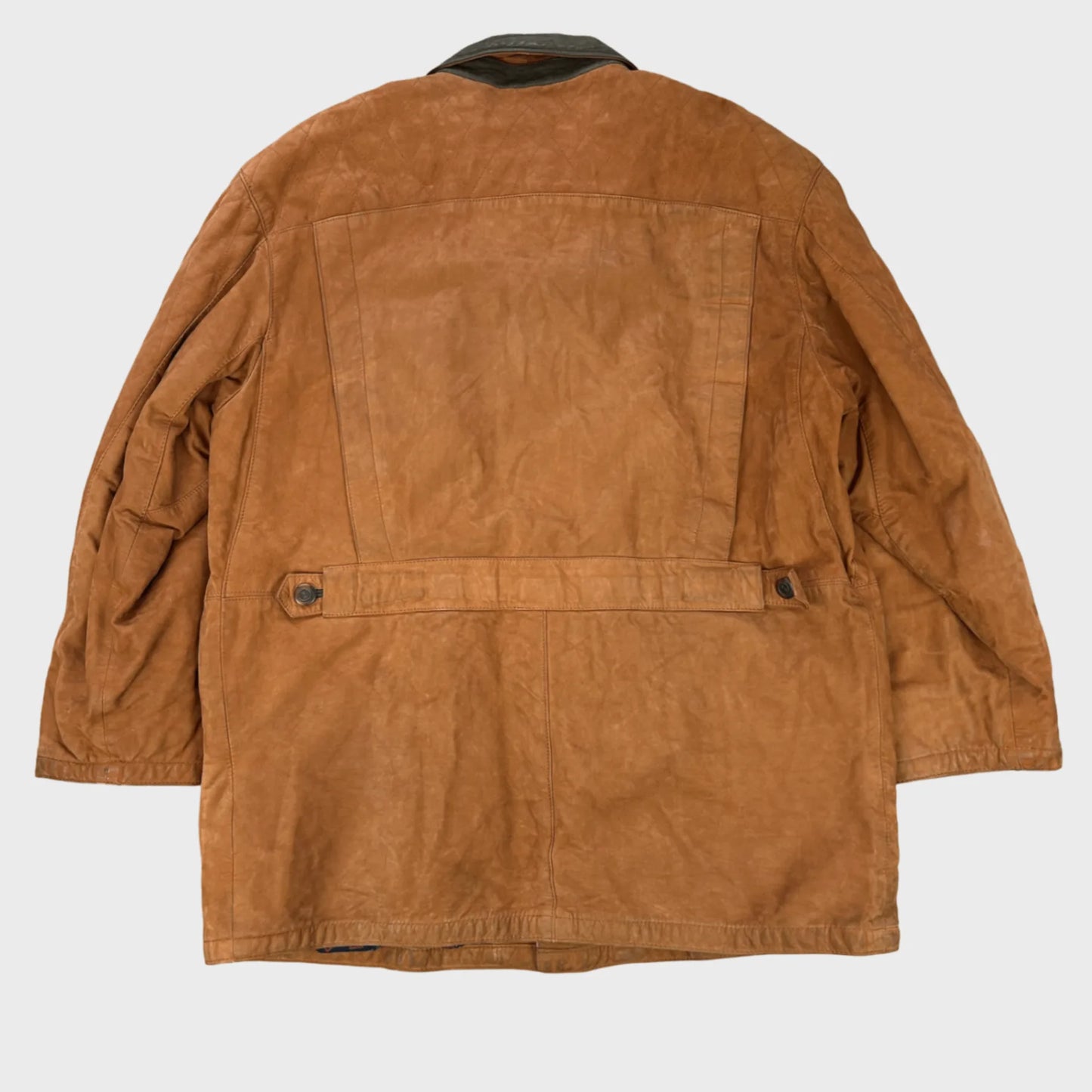 Vintage Mario Pieralli Leather Coat | XL