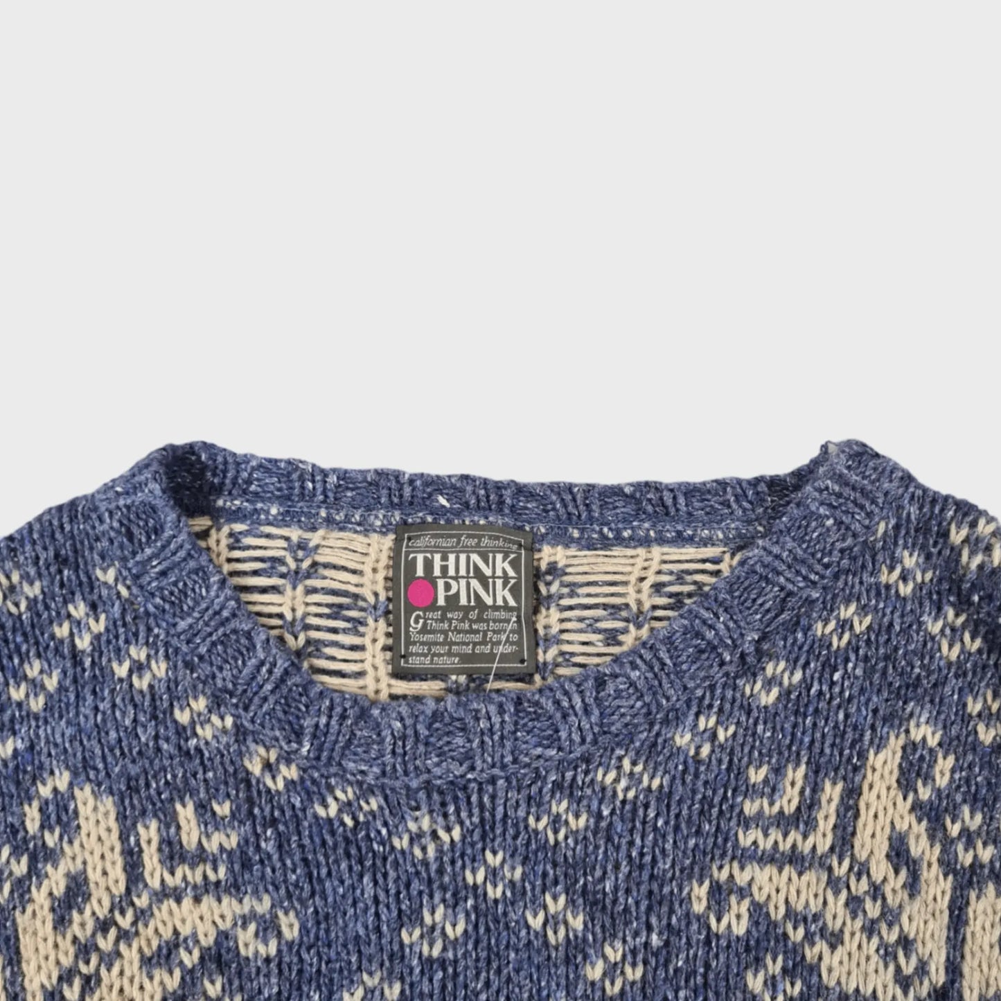 Vintage Think Pink Sweater | M