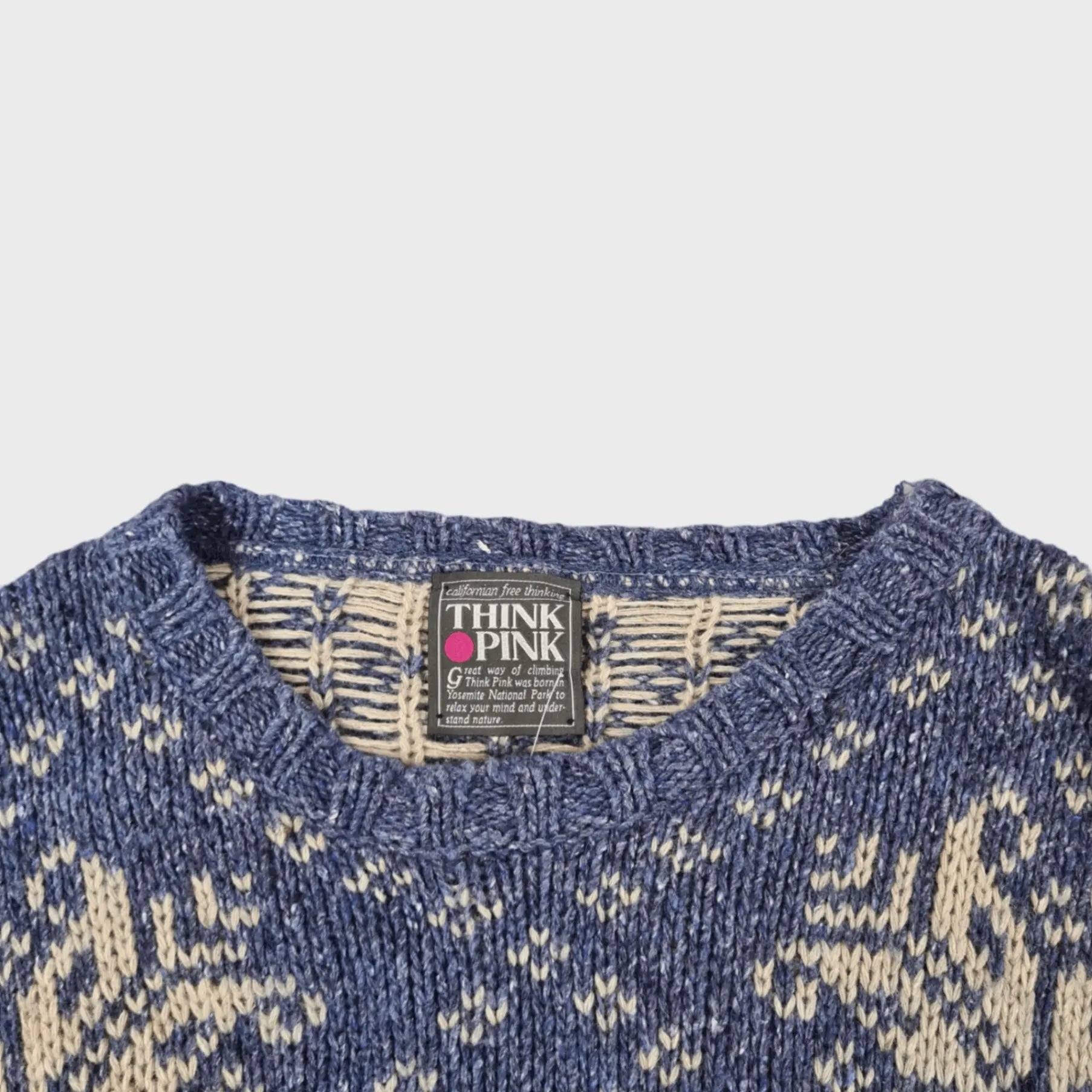 Vintage Think Pink Sweater | M