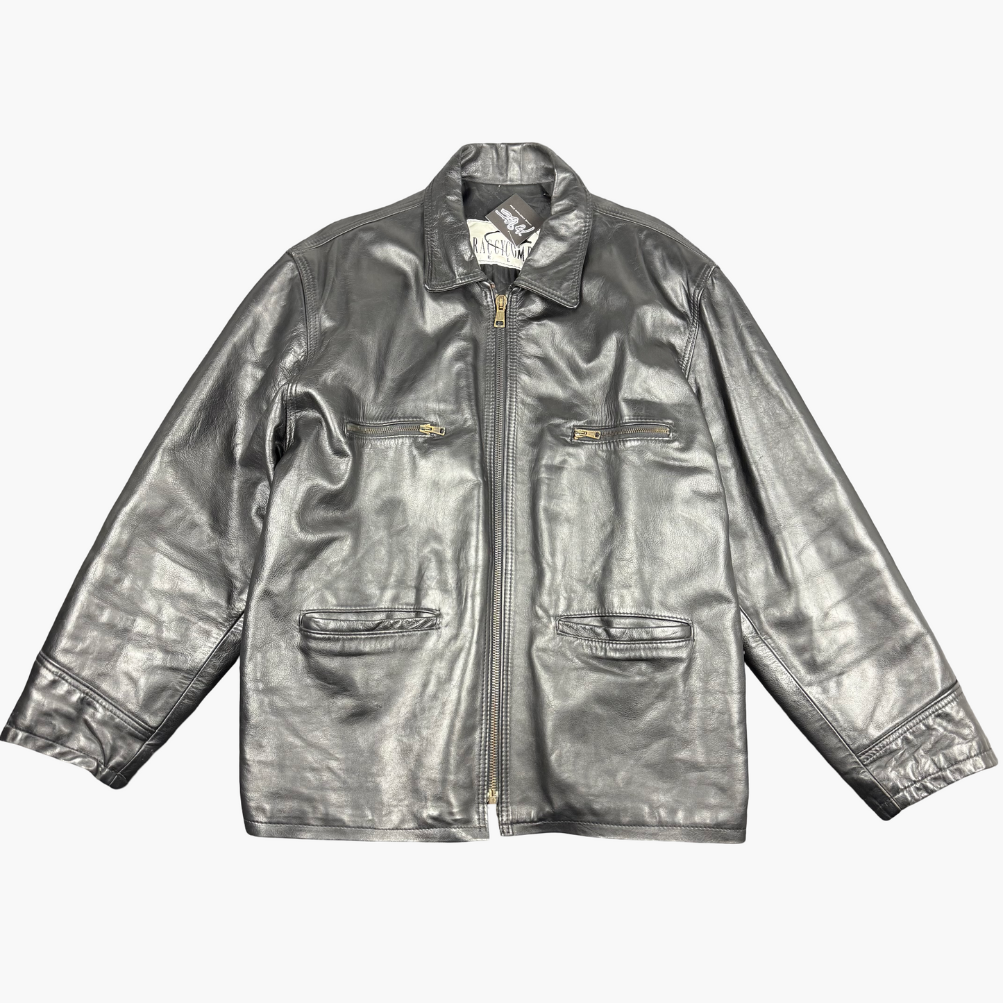 Vintage Braccycompany Leather Jacket | L