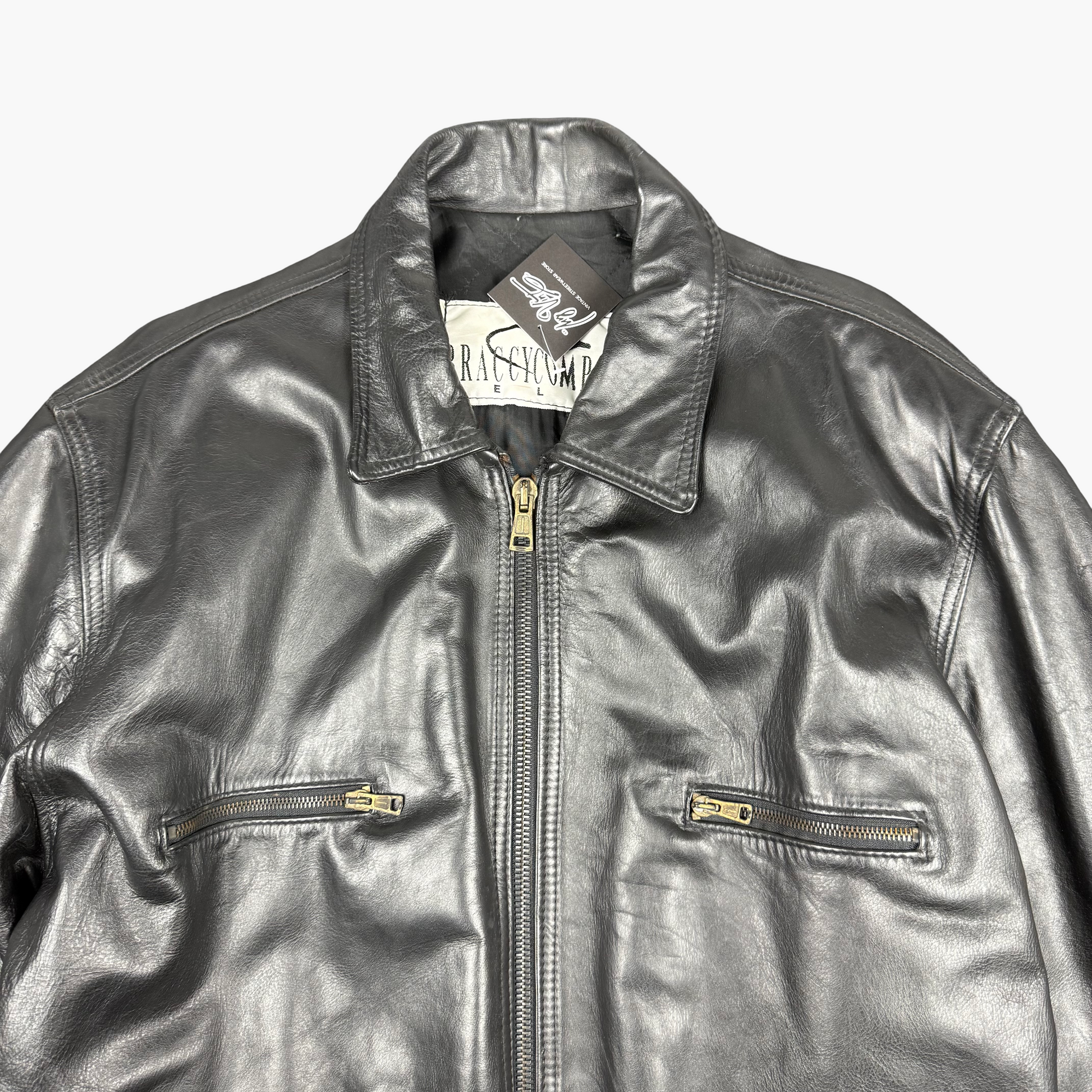 Vintage Braccycompany Leather Jacket | L