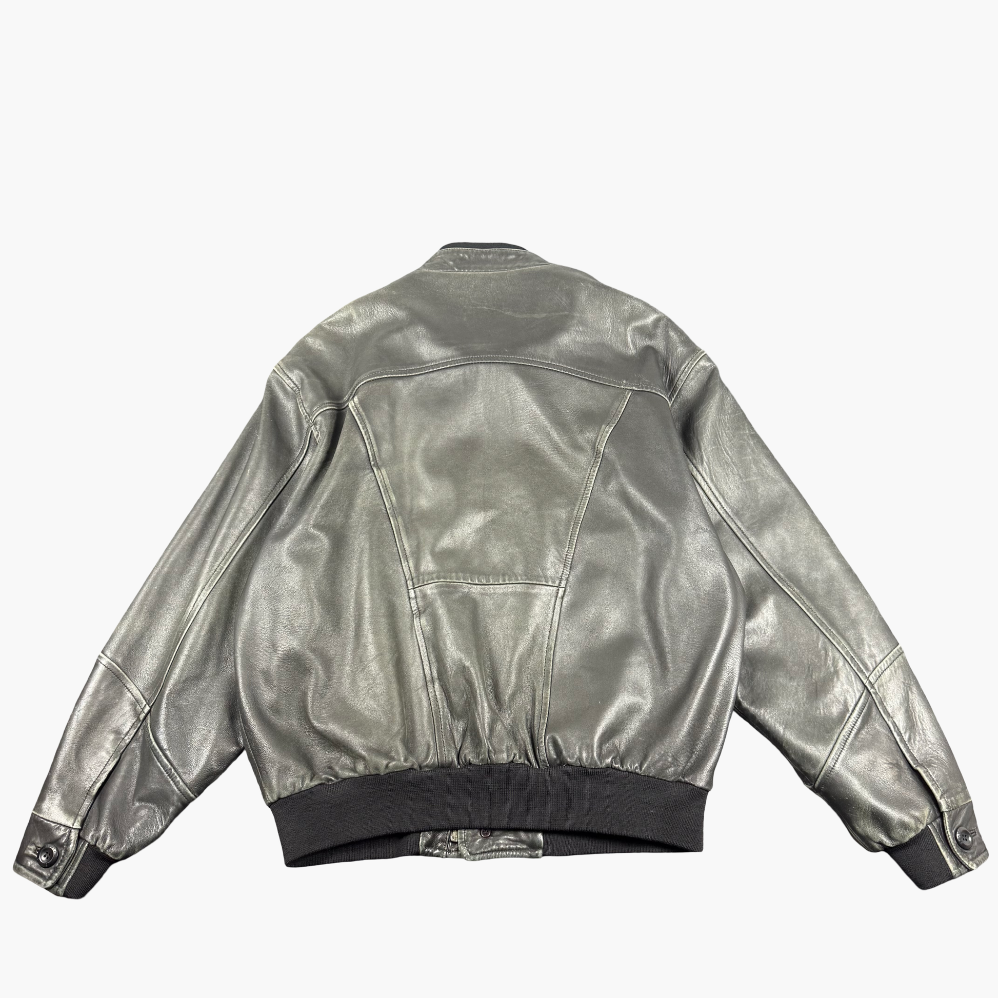 Vintage State Leather Jacket | XL