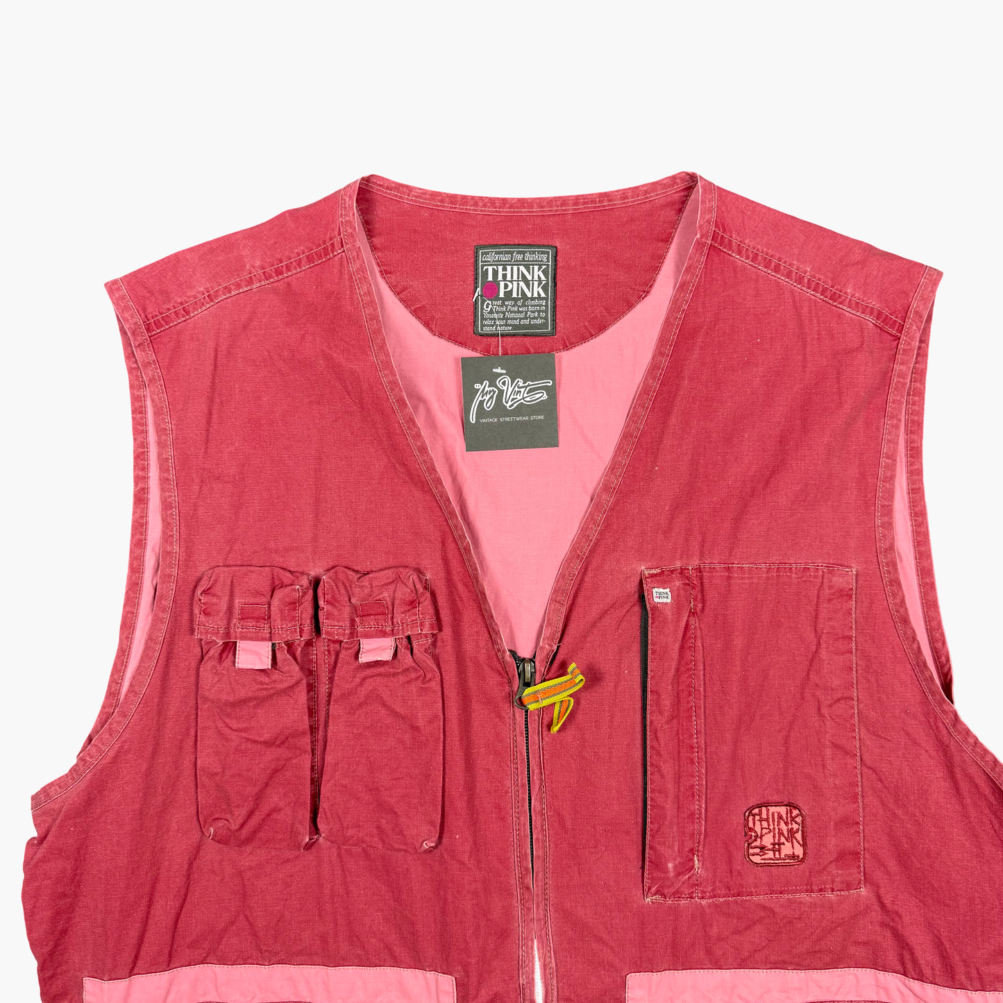 Vintage Think Pink Vest | L