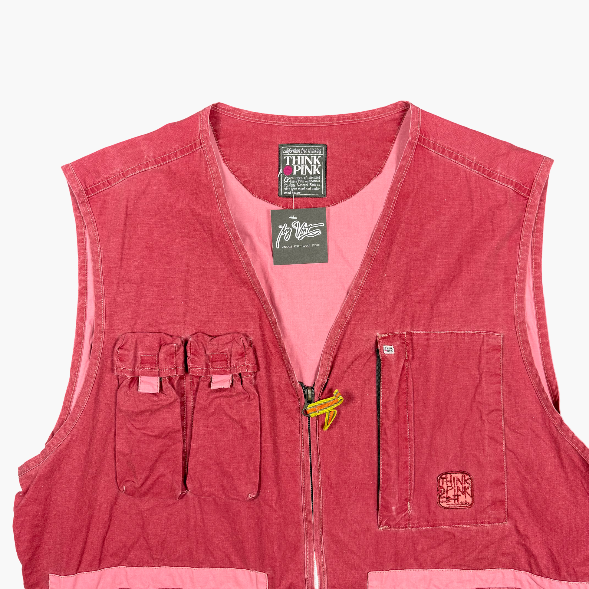 Vintage Think Pink Vest | L