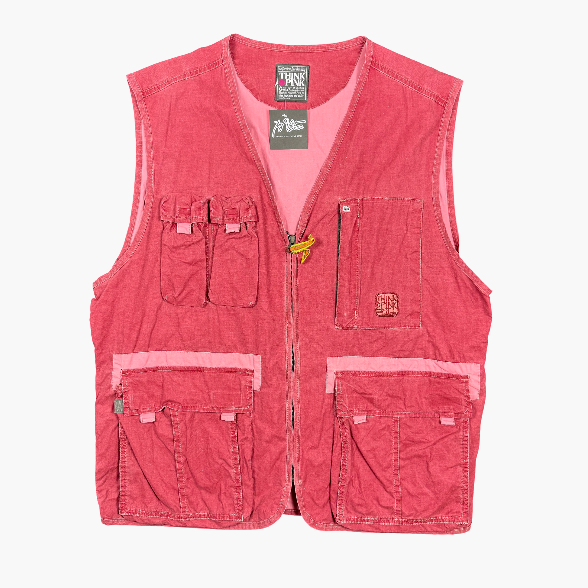 Vintage Think Pink Vest | L